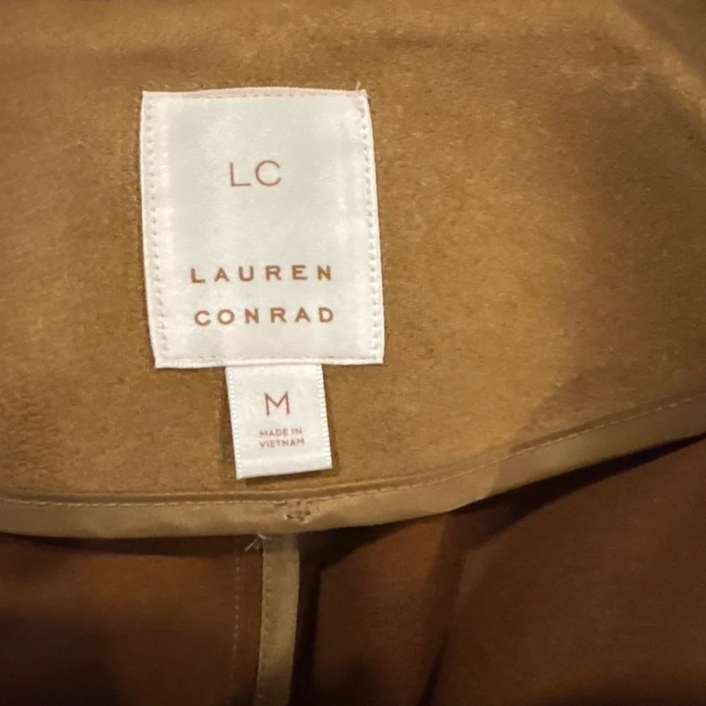 LC Lauren Conrad Tan Trench Coat Dress - Picture 3 of 3